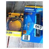 DEWALT TYPE C FAST CORD AND KOBALT LED FLASHLIGHT