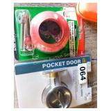 TOILET GASKET AND LOCKABLE DUAL SIDED ROUND PULL