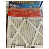 2 CT 14 X 25 X 1 AIR FILTERS