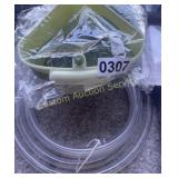 SINK STRAINER BASKET & CLEAR PLASTIC HOSE