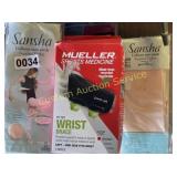 2PKS OF FOOTLESS LIGHTS & WRIST BRACE