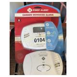 2 CARBON MONOXIDE ALARMS