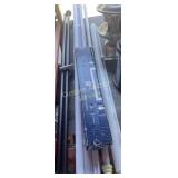 5PC SHADES, BLIND, CURTAIN RODS