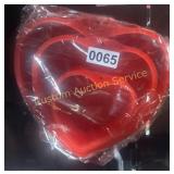 HEART SHAPED SILICONE BOWLS