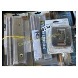 3 SLIDING DOOR HANDLES & LOCKABLE SQUARE PULL