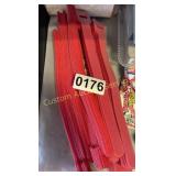 RED VELCRO STRAPS