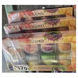 3 BOXES OF LIP BALM
