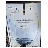 ELONGATED TOILET BOWL SEAT