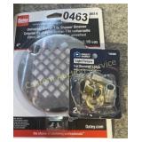 SHOWER STRAINER & 1IN DIAMETER LOOPS