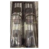 2 WALL MOUNT CANDLE HOLDERS