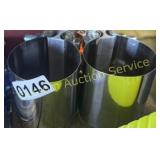 2 METAL SLEEVE FLAPS