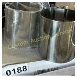 2 METAL SLEEVE FLAPS