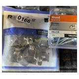 ADJUSTABLE CONCEALED HINGES & BOX OF SCREWS