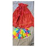 KIDS VAMPIRE CAPE & FUNKY BONES SKIRT COSTUMES