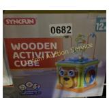 WOODEN ACTIVITY CUBE