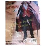 MENS LARGE VAMPIRE COSTUME