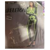 WOMENï¿½S SIZE L SKELETON COSTUME