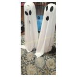 TWO 4FT STANDING GHOSTS