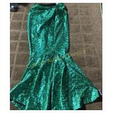 ADULT WOMENS SIZE XS MERMAID SKIRT