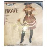 WOMENS MEDIUM PIRATE COSTUME