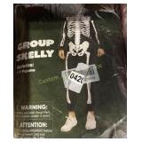 MENS SIZE SMALL SKELETON COSTUME