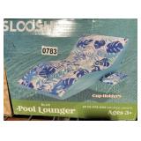 BLUE POOL LOUNGER