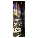 100 8' LONG GLOW STICKS