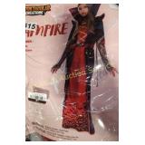GIRLS LARGE VAMPIRE COSTUME