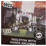 8FT SKELETON ARCHWAY INFLATABLE