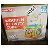 WOODEN ACTIVITY CUBE