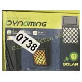 4PK SOLAR LED WALL LIGHTS