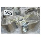 2 EXHAUST PIPE BRACKETS