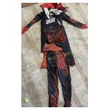 GIRLS SIZE MEDIUM VICTORIAN VAMPIRE COSTUME