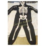 ADULT LARGE SKELETON JUMPSUIT