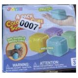4PK COLOR CUBE SQUISHY TOYS