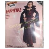 GIRLS LARGE VAMPIRE COSTUME