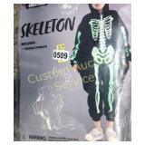 KIDS LARGE SKELETON COSTUME