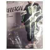 KIDS MED. SKELETON COSTUME