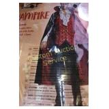 MENS LARGE VAMPIRE COSTUME