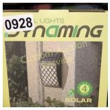 4PK WALL LED SOLAR LIGHTS