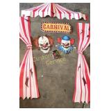 TRUNK OR TREAT DECORATIONW/LIGHT UP CARNIVAL BOARD
