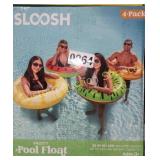 4PC FRUITY POOL FLOAT