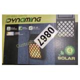 4PK LED SOLAR WALL LIGHTS