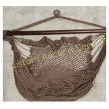 MOCHA CARIBBEAN HANGING HAMMOCK CHAIR RETAIL $149