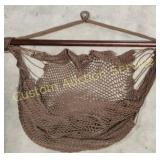 MOCHA CARIBBEAN HANGING HAMMOCK CHAIR RETAIL $149