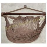 MOCHA CARIBBEAN HANGING HAMMOCK CHAIR RETAIL $149