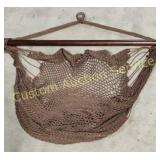 MOCHA CARIBBEAN HANGING HAMMOCK CHAIR RETAIL $149