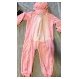 3T PINK DINOSAUR ONESIE COSTUME