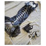 GIRLS MEDIUM SKELETON MERMAID COSTUME