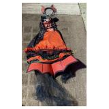 GIRLS SIZE S DARK VAMPIRE COSTUME